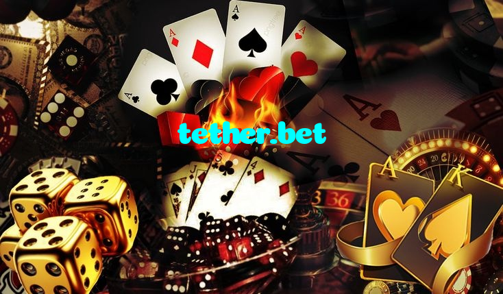 tether.bet casino presented on mobile device in Pakistan with slots and live games